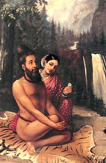 Vishwamitra and Menaka, Raja Ravi Varma